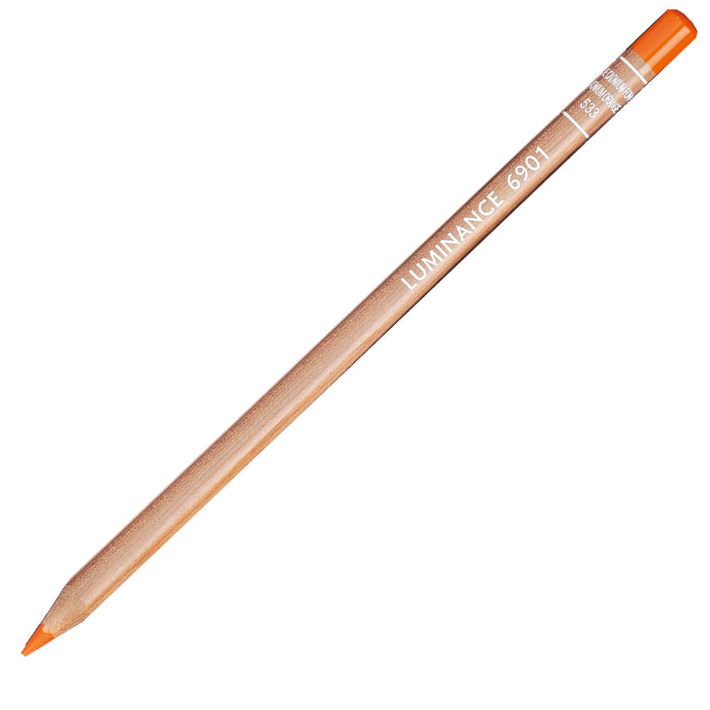 Lápis de Cor Caran d'Ache Luminance 533 Dark Cadmium Orange